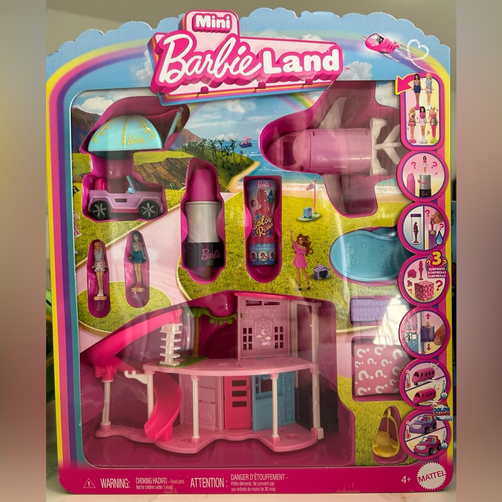 Barbie Land Pink Playset NWT